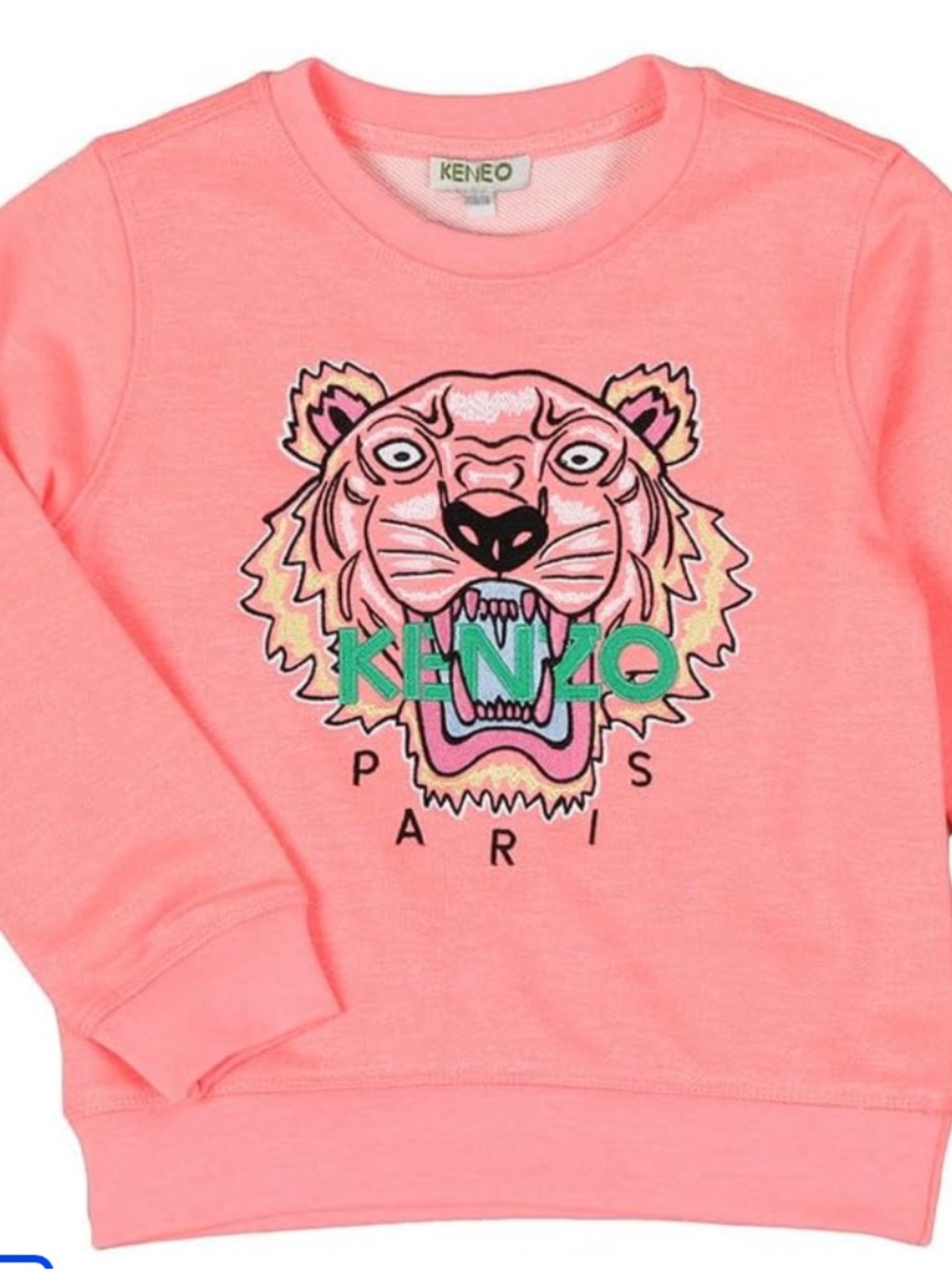 KENZO TIGER EMBROIDERED SWEATSHIRT